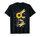 Dragonfly Sunflower Teacher Growth Mindset Choose to Shine T-Shirt