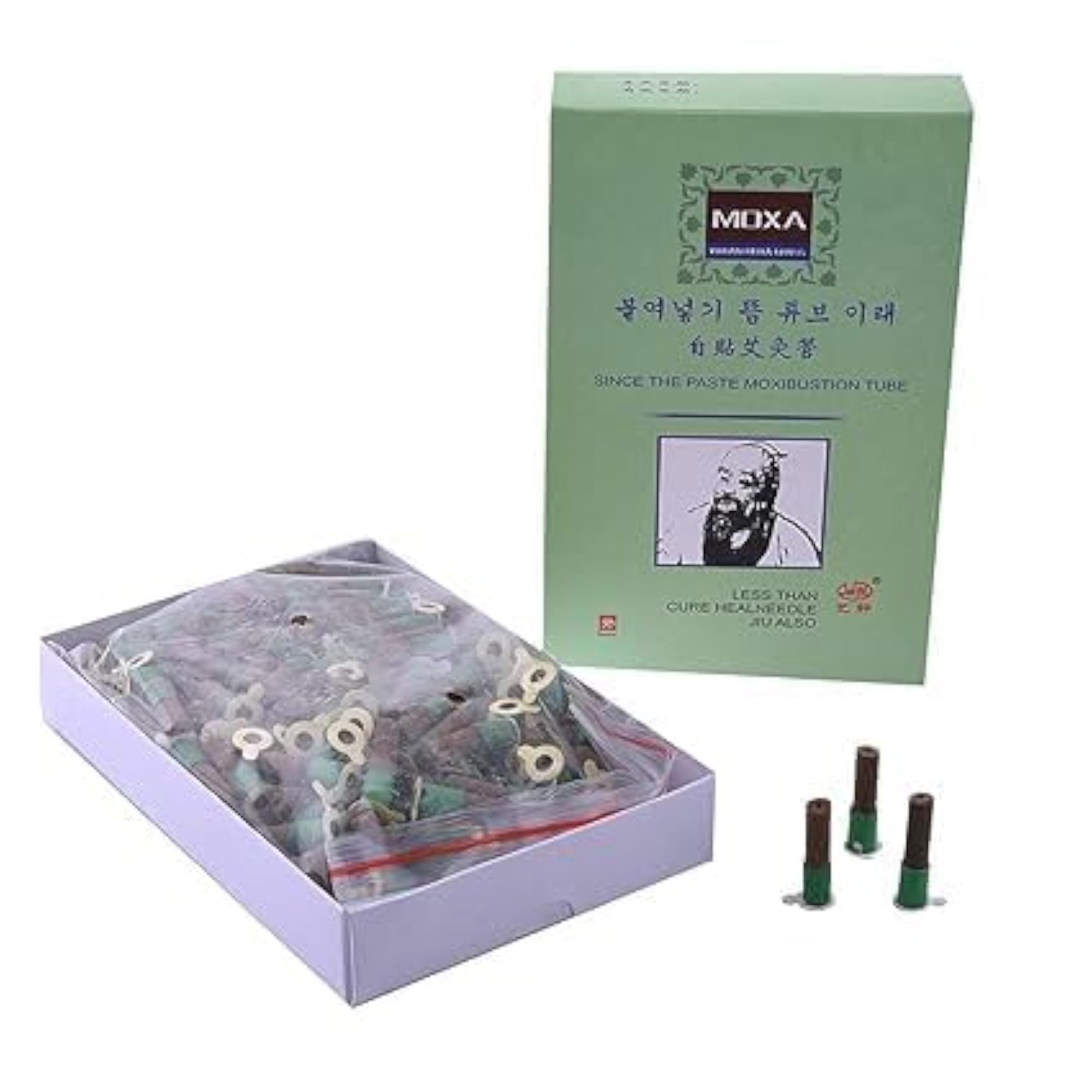 Acupression Mini Moxa Tube, Smokeless Moxibustion Therapy