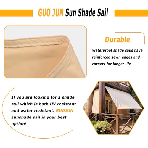 Voile d'ombrage 240x940 résistant à la pluie pour protéger la terrasse du soleil