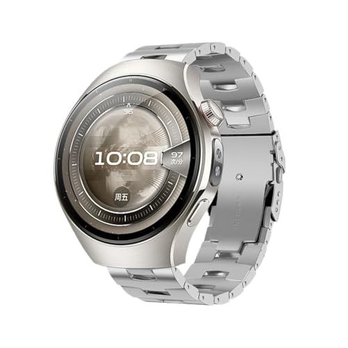 [LOKLNEYK] ɓKHuawei Watch 5 /4/ 4Pro /3/ 3Pro /46mm /GT5 Pro/ GT4 /GT3ɓK22MM`^^Xgbv(Silver,For Huawei Watch 3-3Pro 46m