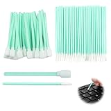Tête de brosse innovante à deux matériaux : ajustement précis pour différents besoins, design innovant à deux matériaux pour un nettoyage optimal des armes : les cotons-tiges carrés longs (707D) en polypropylène *mousse de polyuréthane (largeur de la tête 15,5 mm, épaisseur 10 mm, longueur 25,5 mm) offrent une forte capacité d'absorption et de nettoyage. Les bâtonnets de nettoyage pointus (JZ-622B) avec pointe en coton anti-poussière (largeur de la tête 3,2 mm, épaisseur 3,2 mm, longueur 11,5 mm) assurent un nettoyage de précision sans peluches. Les cotons-tiges pointus et les versions longues allient stabilité et flexibilité - Idéal comme alternative Q Tips pour les besoins de nettoyage spéciaux.
