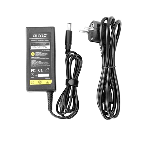 CRLYLC 90W 19,5V 4,62A DELL Cargador Adaptador Portátil DELL inspiron XPS Stecker Inspiron 15 15R 5520 N5010 N5110 Latitude E5420 E6230 E6320 E6410 E6420 E6430 E6510 PC AC Alimentación 7.4mm*5.0mm