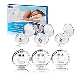 Anti Snoring Devices (6PCS), Anti Snoring Nose Clip,Silicone Anti Snoring Device Snore Stopper,Snoring Solution,Snoring Devices for Men,Stop Snoring,Travel Quieter Sleep Help Stop Snoring