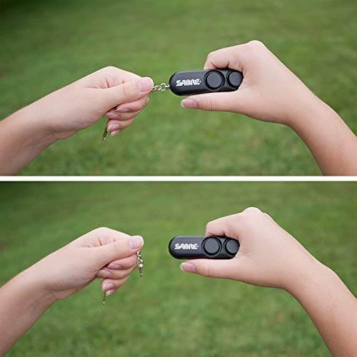 Miniatura 7 de Sabre Spray de pimienta compacto de máxima resistencia con estuche de llave negra, ahora con 5 veces más spray