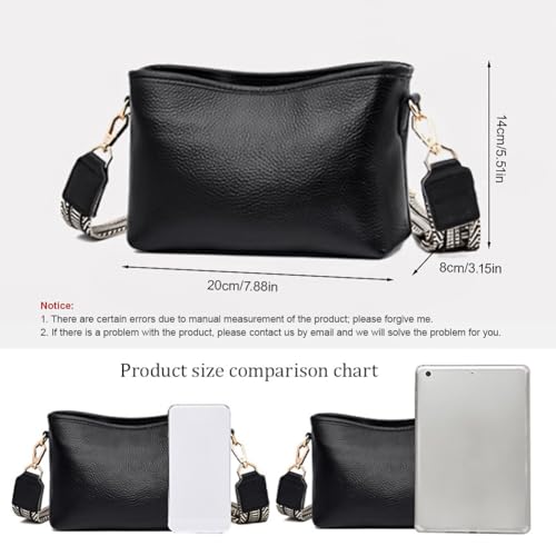 Image of Small square Crossbody Bag for women,Wide Strap Cell Phone Purse Shoulder Handbag