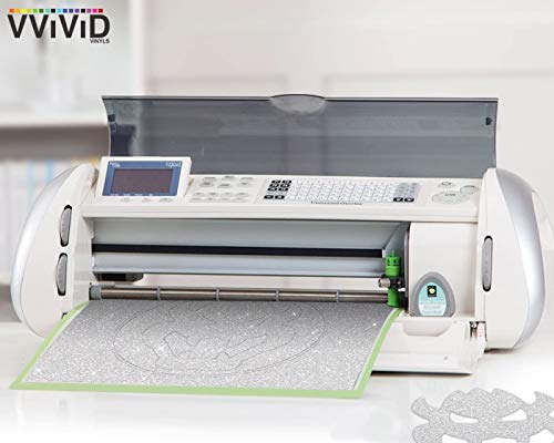 Vvivid Glitter Silver Deco65 Permanent Adhesive Craft Vinyl Roll (6Ft X 1Ft) #TOP2