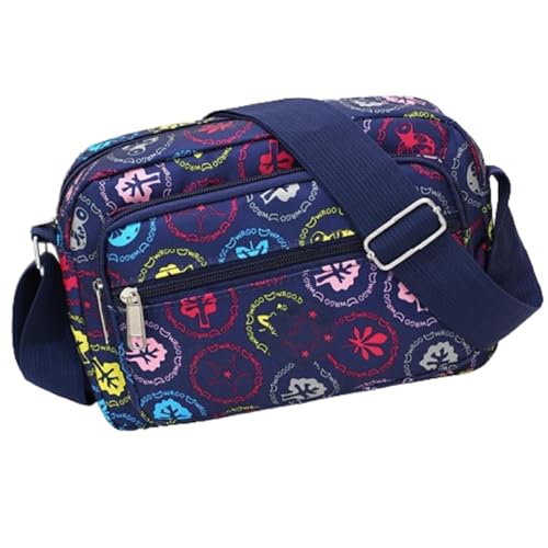 Image of MOMISY Women Mobile Messenger cellphone Bag Ladies Nylon Shoulder Cross Body Long Strap for College, Outing, Travelling, Work