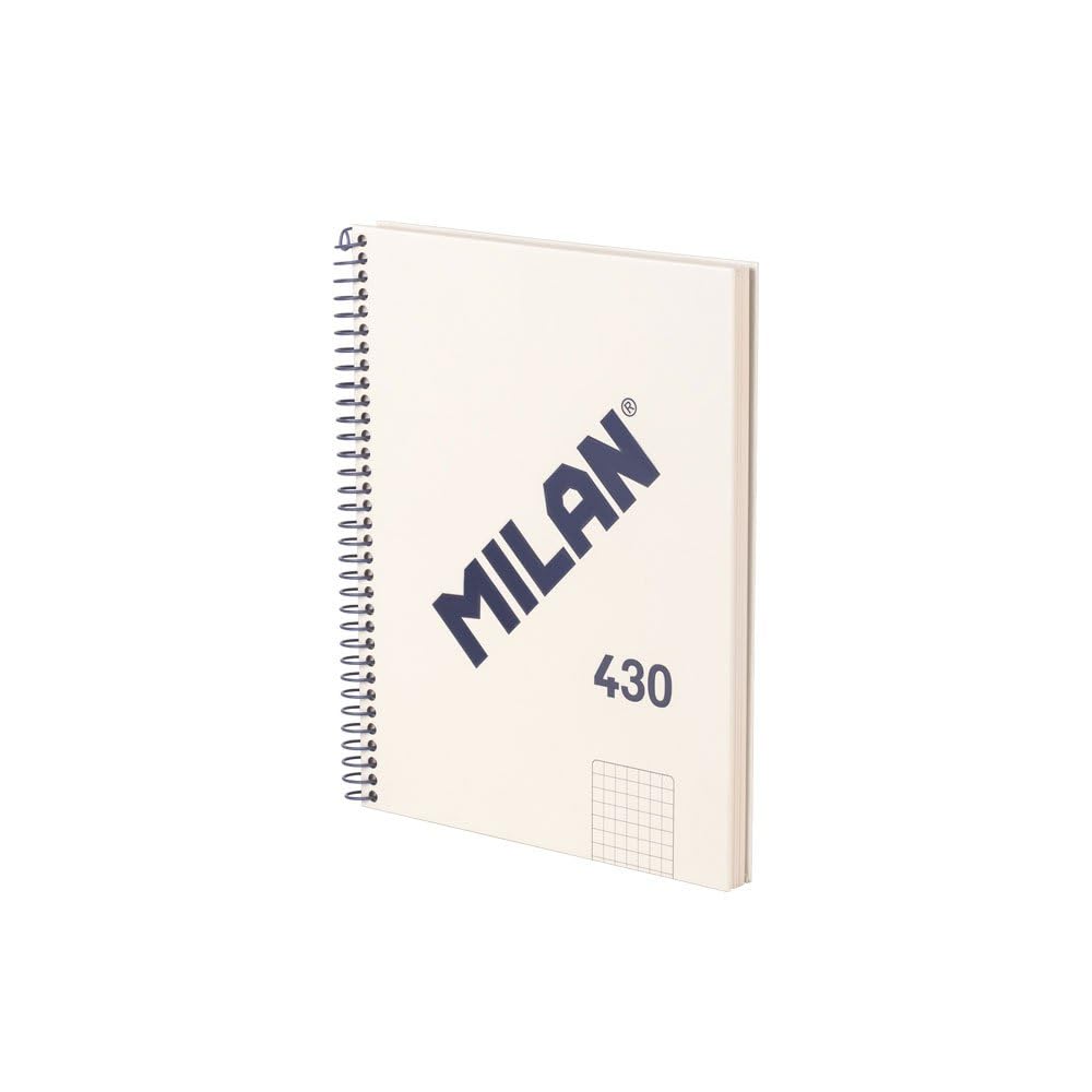 MILANA5 Hardcover Notebook 5x5mm Squared 80 Sheets 95gsm Collection 430 Beige