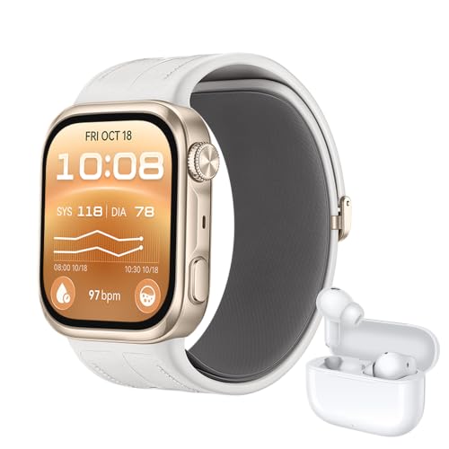 HUAWEI Watch D3 Smartwatch Blassgold + FreeBuds SE 4 Weiß