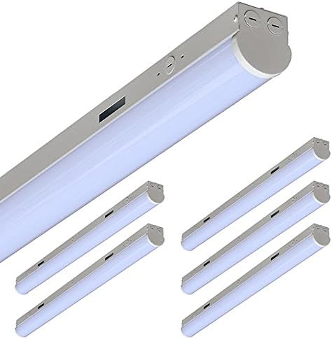 MarsLG 4-ft 40-Watt LED Surface-Mount or Supspended Dimmable Light Fixture ETL-Listed, White 5000K, 1932WH