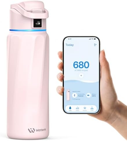 WaterH BOOST Smart Water Bottle Tracker with Reminder to Drink Wa...