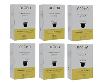 Aroma Selezione 60 Cápsulas Espresso INTENSO - Cápsulas compatíveis com as máquinas Nespresso *