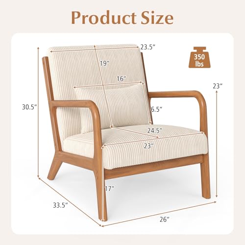 Sillón plegable moderno beige miniatura 3