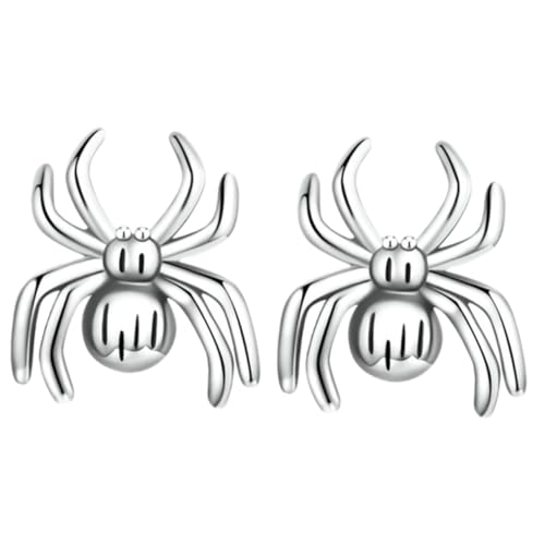 Boucle d'oreille araignée minimaliste pour soirée sorcière et automne