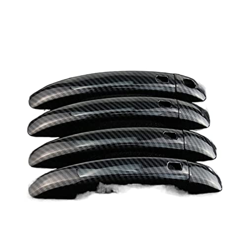 Poignée de porte extérieure Audi A4 Q5 Q3 avec autocollants garniture carbone