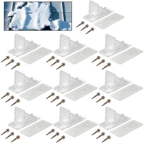 Pare-neige structurel pour stopper les chutes de glace du toit en métal - Kit de 10