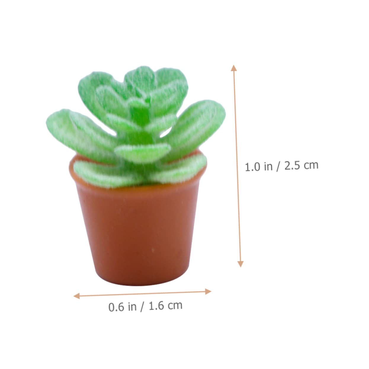 TOYANDONA Lot De 4 Mini Cactus Décoratifs En Résine Pour Décoration De