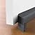 Suptikes 2 Pack Door Draft Stopper?Door Sweep for Exterior & Interior Doors,Door Bottom Seal Dust and Noise Insulation Weather Stripping Draft Guard Insulator, 1-4/5" W x 37" L,Grey