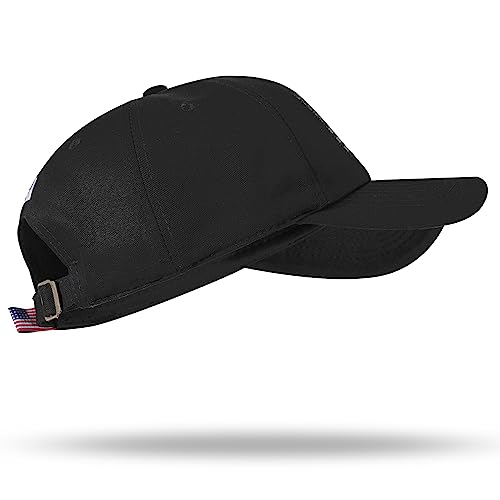 Image of American Flag Hat, Adjustable Fit USA Baseball Cap for Men Women, Dad Hats, Outdoor Ball Caps for Casual Wear
