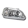 TYC Right Headlight Assembly Compatible with 1999-2000 Honda Civic