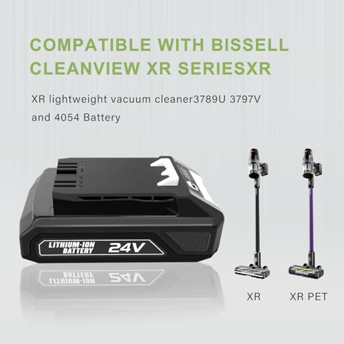 Image of GOXX 24V 3.0Ah Replacement Battery for Bissell Vacuum, Compatible with Cleanview XR and Cleanview XR Pet Vacuums,for Item Model Number 3789U 3797V, Replace for Greenwork 24V Battery