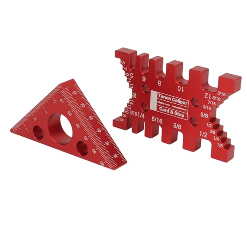 Kit Medidor Angular Triangular de Aluminio para Carpintería miniatura 2