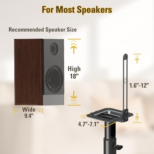 Mounting Dream MD5402 Speaker Stands Height Adjustable thumb #2