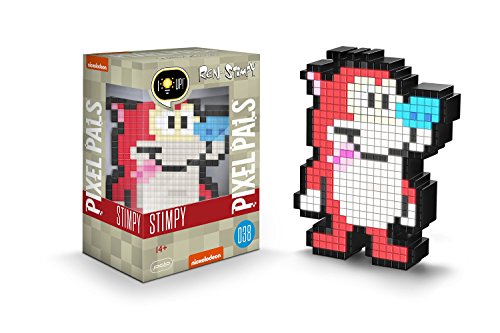 PDP Pixel Pals Ren & Stimpy Stimpy Collectible Lighted Figure, 878-040-NA-STM