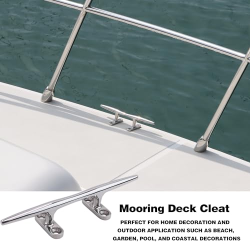 image for Laorde Boat Cleat 4 inch 5 inch 6 inch 8 inch 10 inch Open Base 316 St