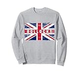 pull drapeau angleterre 241 g, coupe classique, col tissé