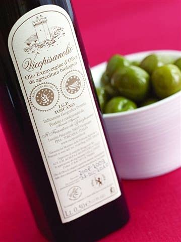 Vicopisano Organic Extra Virgin Olive Oil - Tuscany - 3.4 Oz (100 Ml) #TOP1
