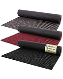 Primaflor Schmutzfangläufer als Meterware - Gin, Anthrazit, 0,80m x 1,50m, Rutschfester Sauberlauf, Robuster Küchenläufer, Zuschneidbarer Teppichläufer, Eingangsmatte für Flur und Windfang