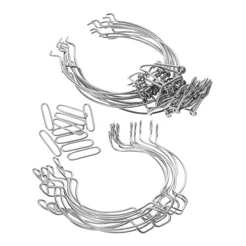WOONEKY 10piezas Cierres De Alambre De Inoxidable para Tarros De Vidrio Clips De Cierre Hermético con Resorte Fáciles De Instalar para Recipientes De Almacenamiento y Conserva