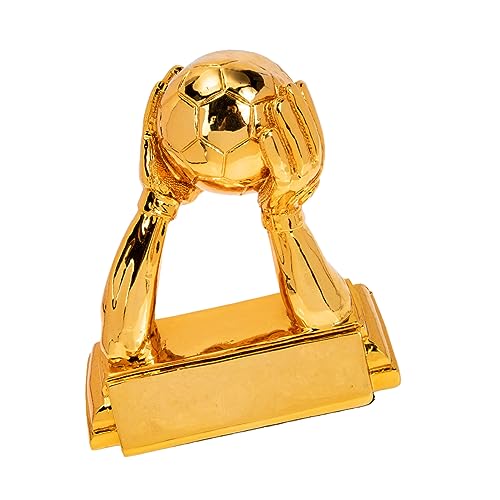 Yardwe Fantasy Trophy Football Soccer Trophy Goal Keeper Souvenir Cup Decorative Decor