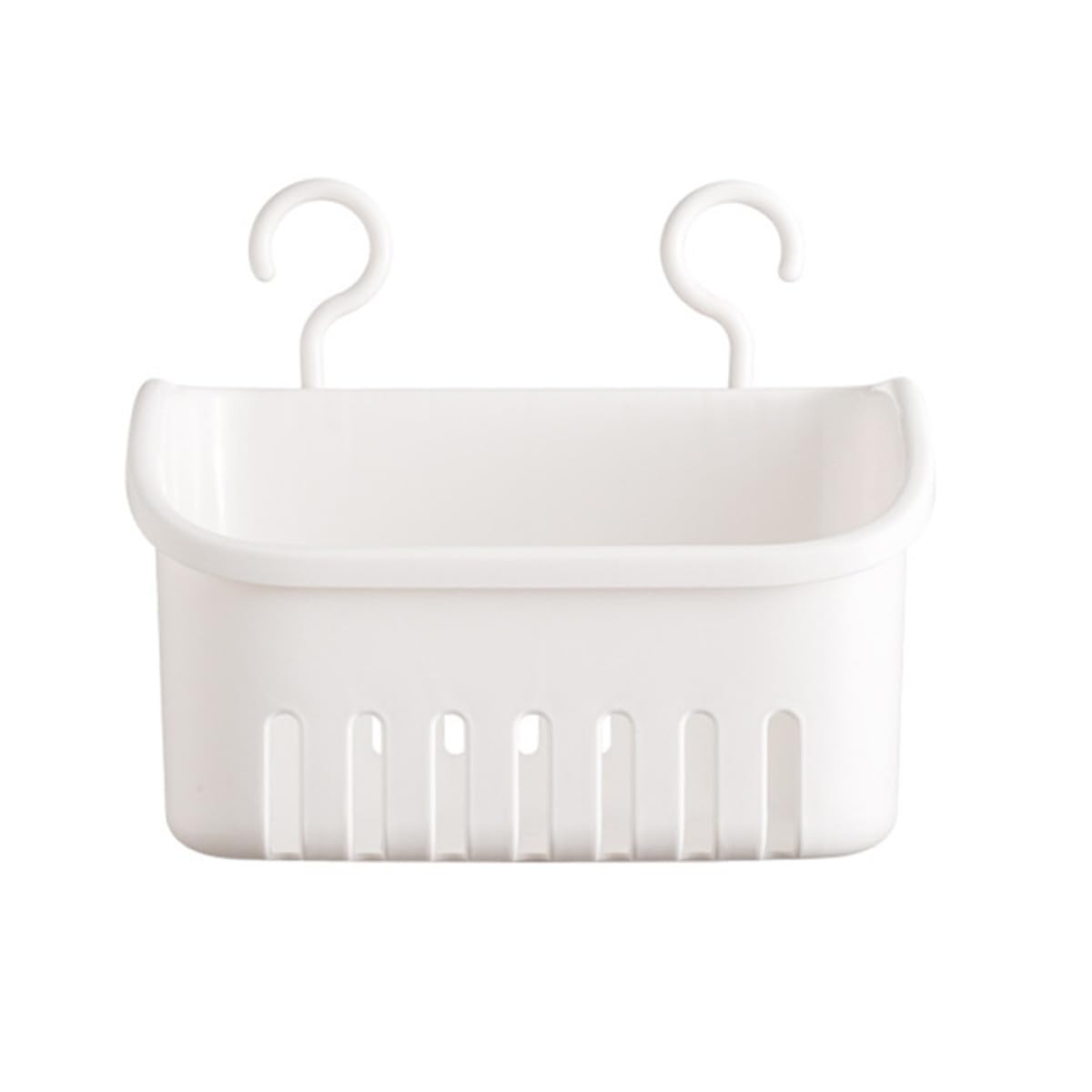 MINAOLULUS Household Hanging Shower Basket Small Size Wall-mounted Toiletry Caddy Multi-function Storage Organizer for Bathroom Home Supply