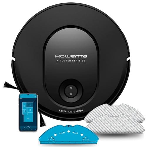 Rowenta X-Plorer Serie 65 - Robot Aspirador, aspira y friega,...