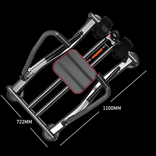 Image of Foldable Rowing Machines Ultra Silent Hydraulic Fitness Rowing Machine Rowing Machine for Indoor Kayak Rower with 4 Hydraulic Resistance Progress Tracking Suitable for Fitness Exercise