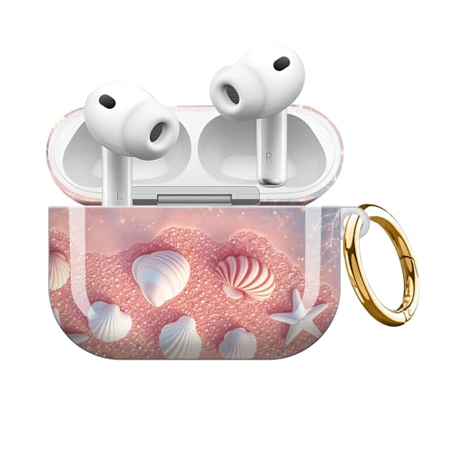 AirPod Pro 3�P�[�X�ɑΉ��B�ϏՌ��ی�J�o�[(�L�[�`�F�[���t��)�A���C�����X�[�d�P�[�X�AAirPod Pro��3����(�L�k�q�g�f���l)�p�̃g�����f�B�ȃf�U�C��
