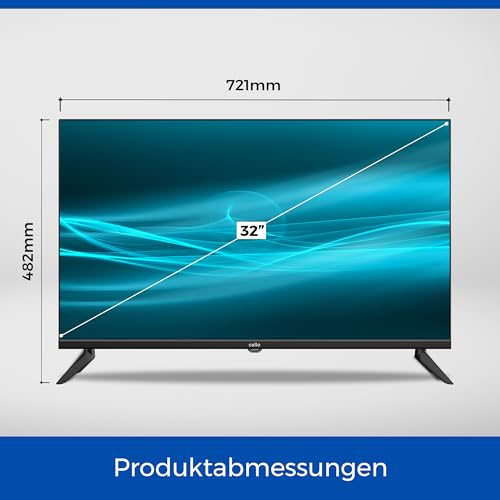 Cello C3224WSF 32" Zoll SMART/DVD rahmenloser TV integrierter DVD Player Triple Tuner Bluetooth superschnelles Betriebssystem WebOS by LG Disney+ Netflix Prime [2024] – Bild 3
