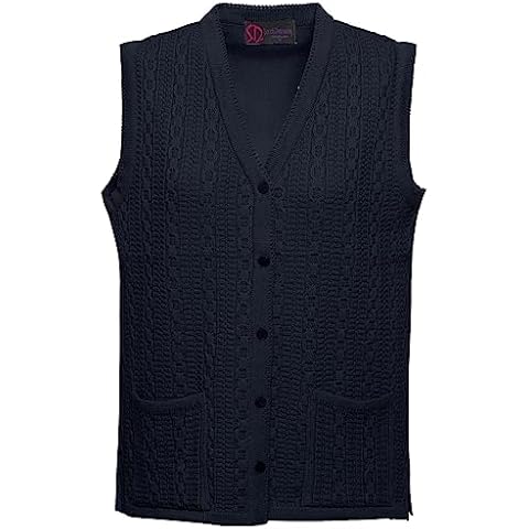 Maan Store Women's Sleeveless Knitted Cardigan Cover