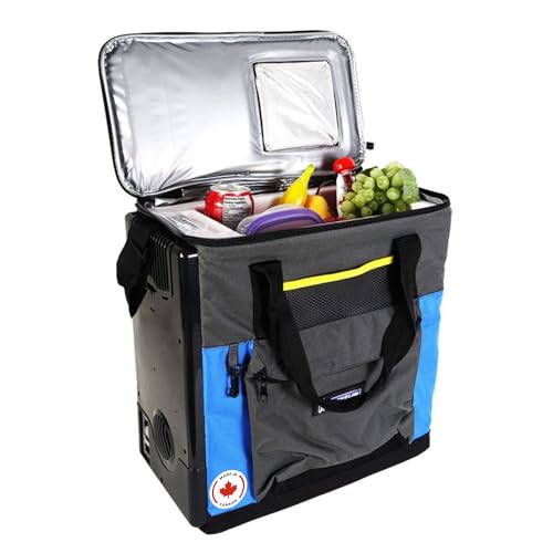 Michelin Portable Cooler - Electric Lunch Bag For Car, Camping, Travel, 12 V Insulated Soft Sided Refrigerator For Vehicle, Boat, Truck, Warming & Cooling, Cools Drinks,Food For Road Trip, 14L