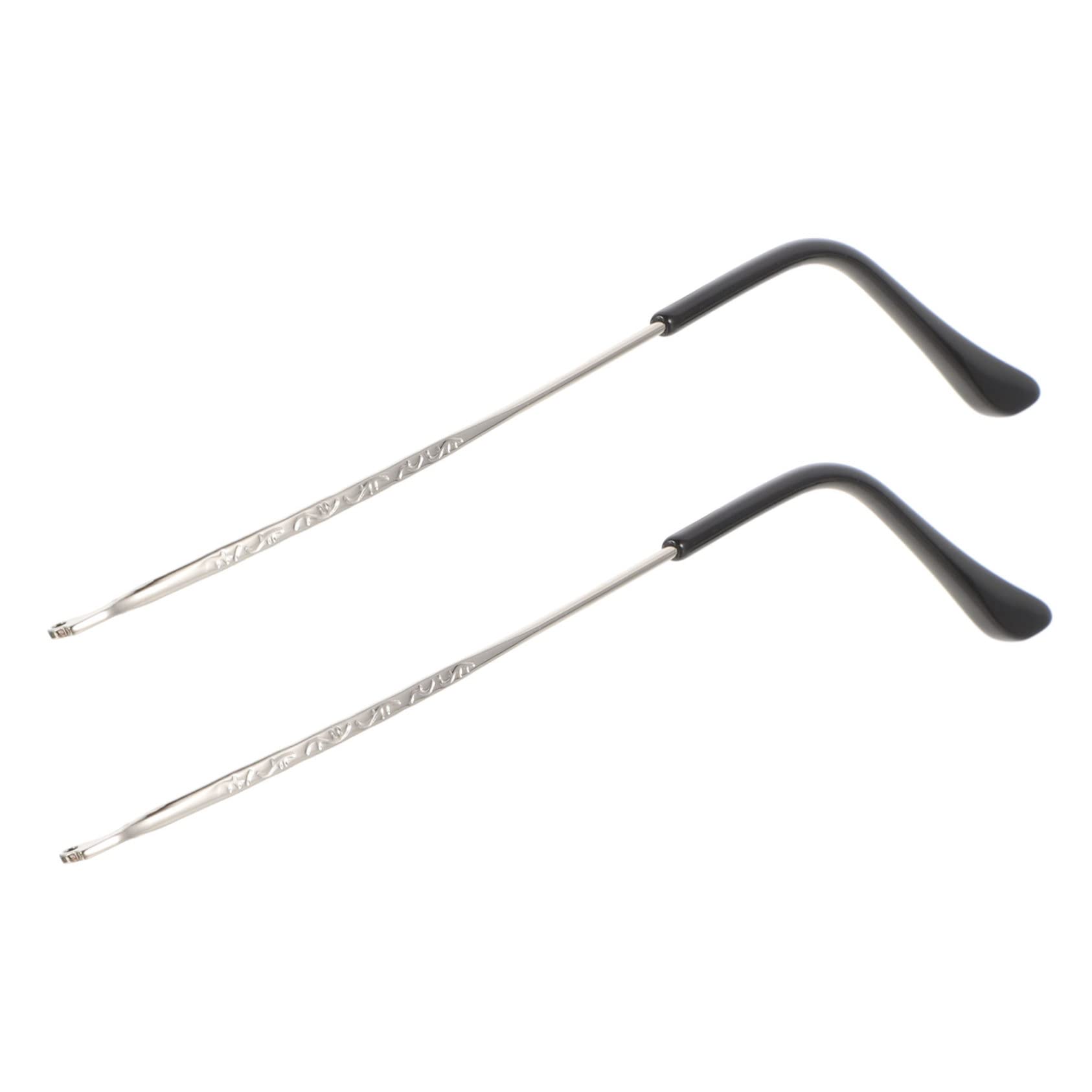 MOLUCKFU Metal Glasses Arms Legs Replacement Eyeglasses Temples Durable Prevents Frame Breakage Comfortable for All Glasses