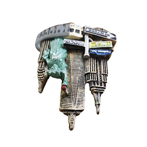 Imán de Nevera Decorativo 7x9 cm Souvenir USA miniatura 5