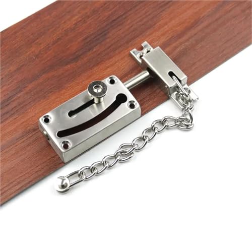 Cerradura de cadena de acero inoxidable con eslabones reforzados de 18 cm 6