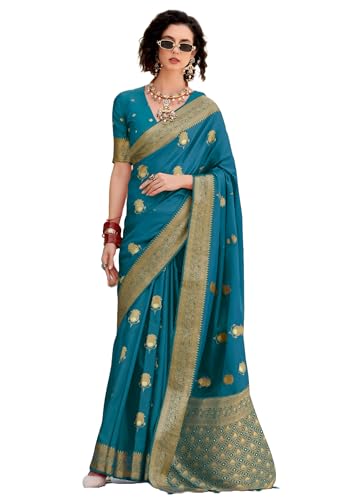Sari traditionnel en satin de soie 12068 XXL tenue indienne de luxe pour femme