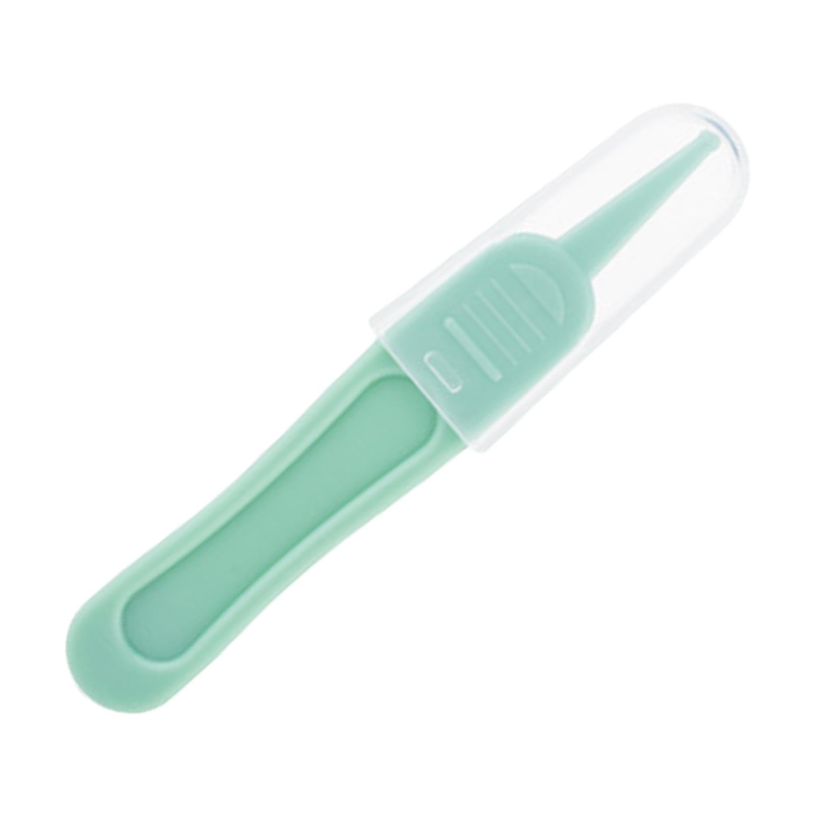Booger Remover pour tout-petits | Pince Booger à tête ronde sûre et efficace – Extracteur de booger avec couvercle transparent pour enfants collants et séchés