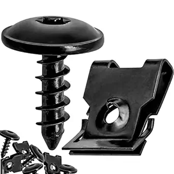 AOIT 15‑Piece Screw and U‑Nut Clip Kit for Front Bumper and Fender Liner (fits Volkswagen)