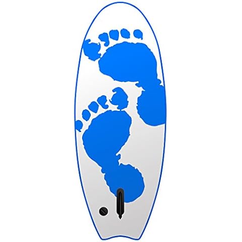 Two Bare Feet 47" XPE Mini Surfboard with Fin Cover