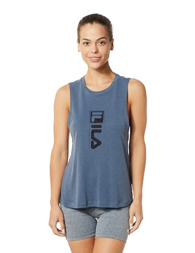 Regata Fem. Fila Train,Mescla Azul Medio,G