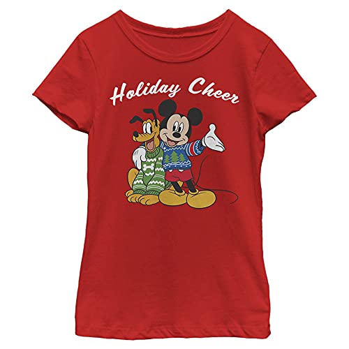 Disney Duo Cheer T-Shirt Fille en Coton Doux et Respirant